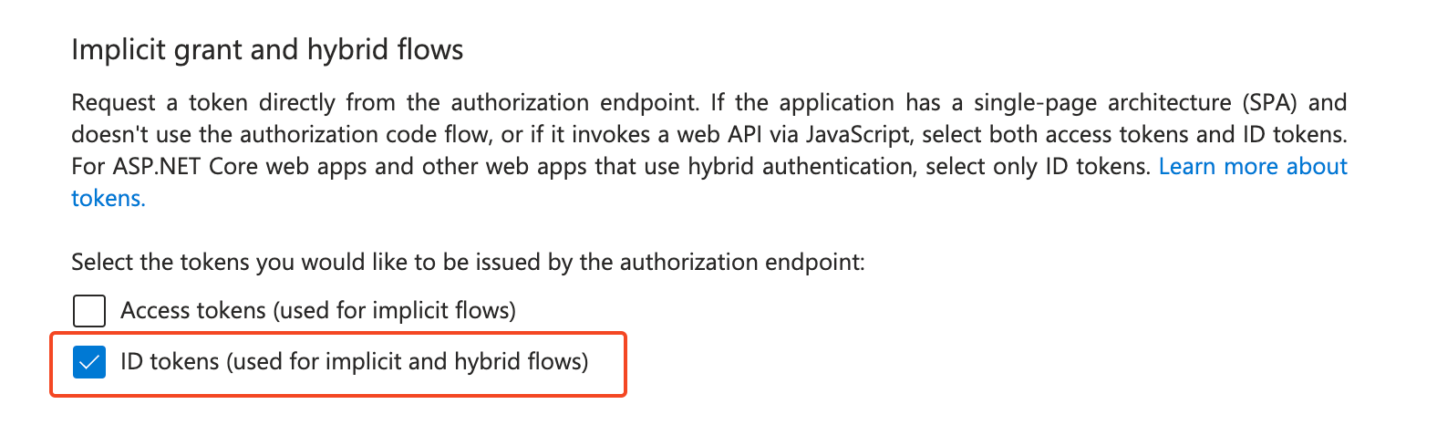 app registration authentication