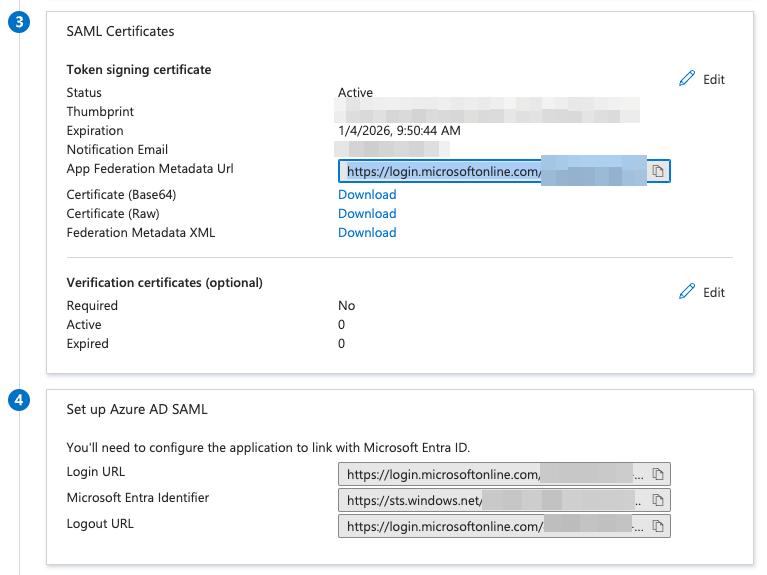 app registration settings